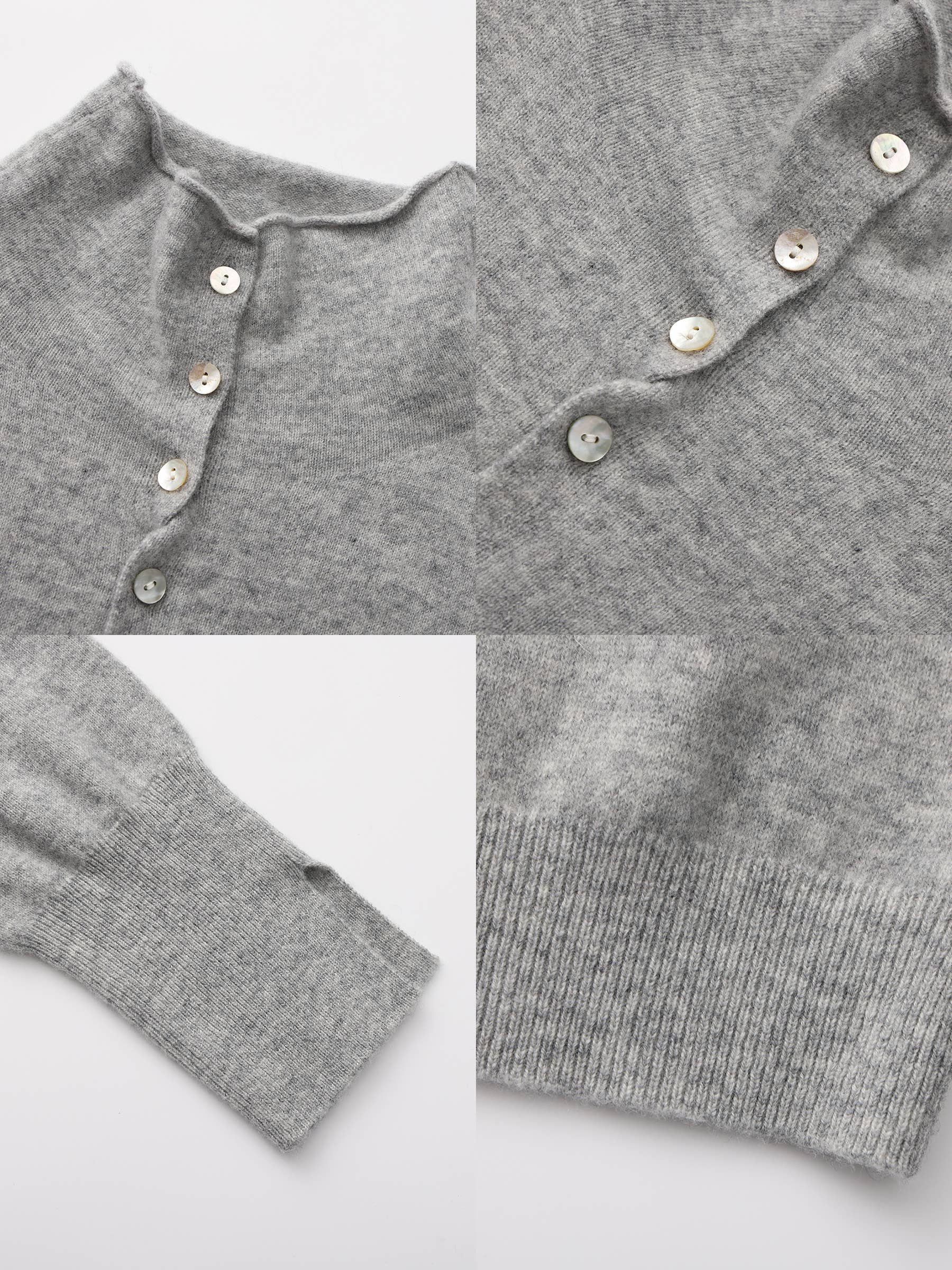 Cubic Relaxed Knitted  Cardigan Jacket