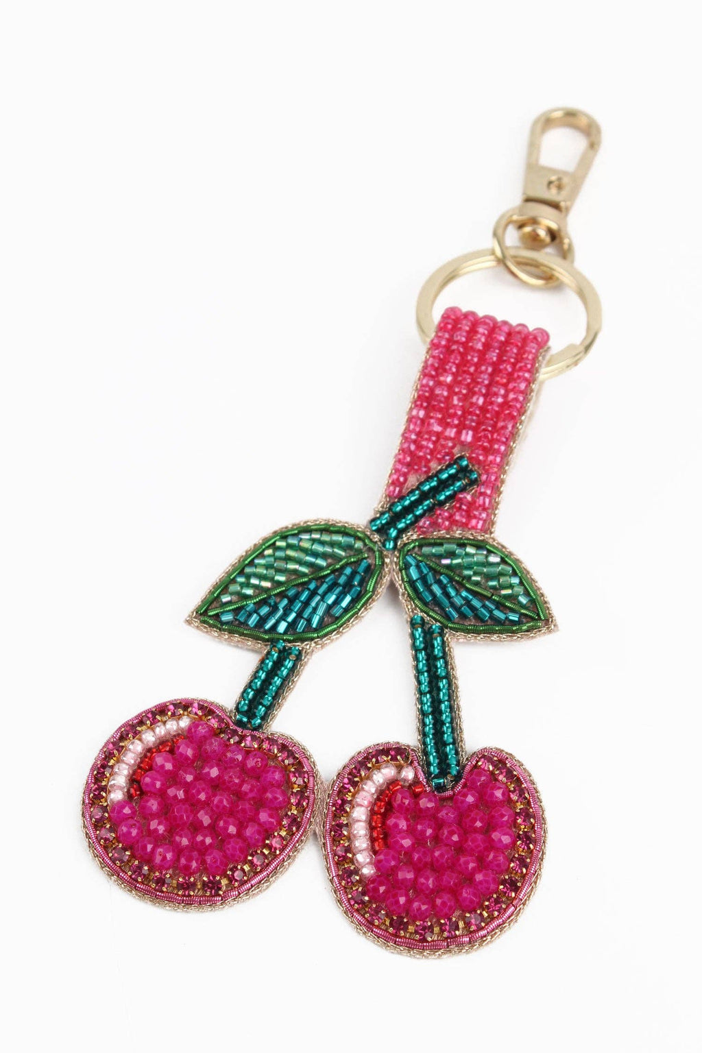 CHERRY KEYRING/BAG CHARM
