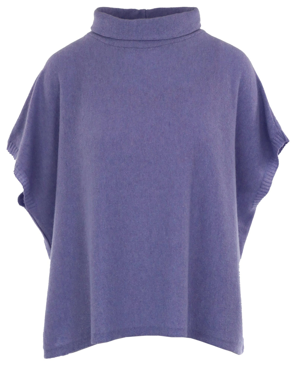 Purple poncho on a white background