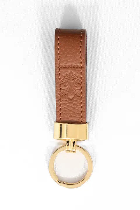 Italian Leather Loop Keyring