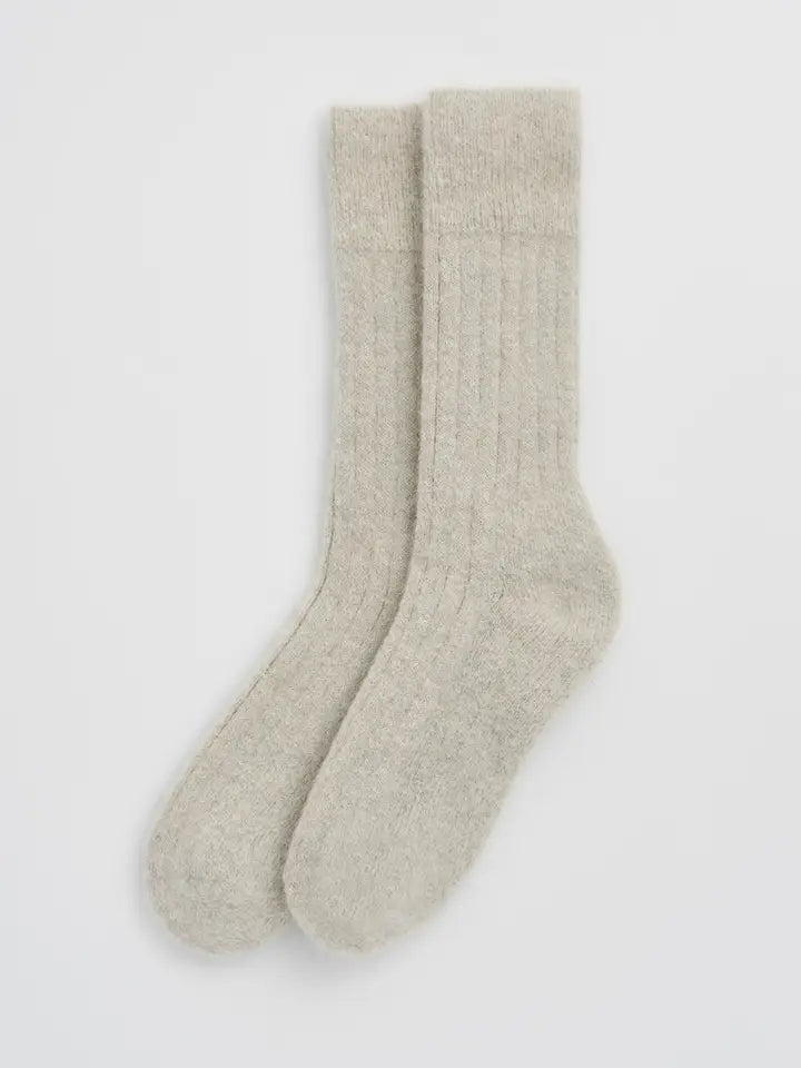 Ultra Soft Alpaca Bed Socks