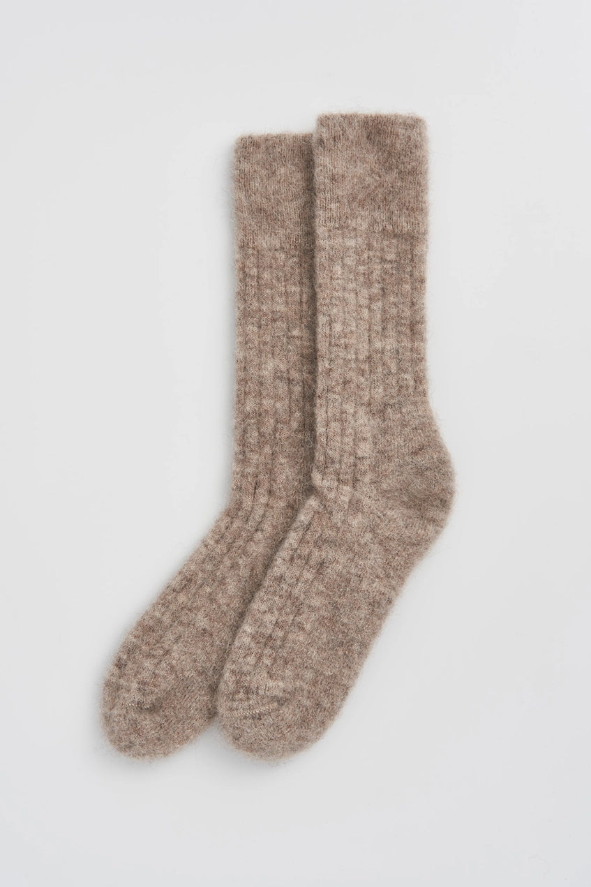 Ultra Soft Alpaca Bed Socks