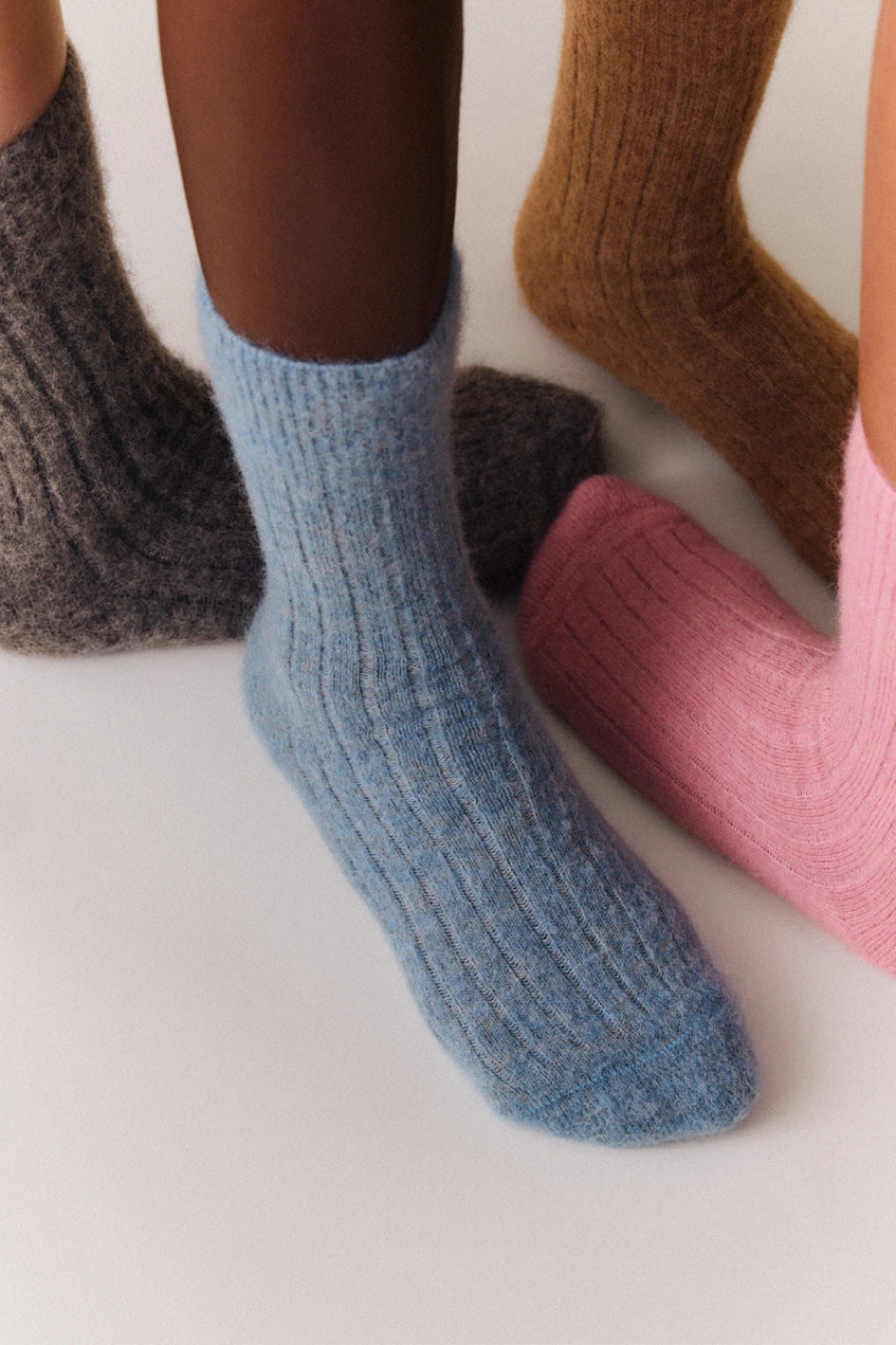 Ultra Soft Alpaca Bed Socks