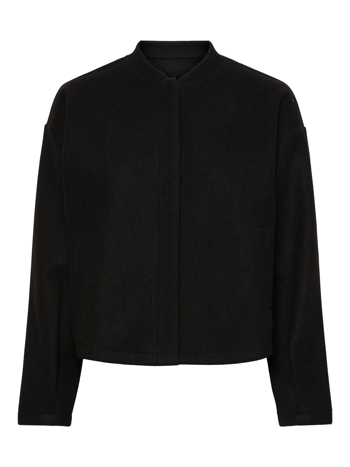 Black jacket on a white background