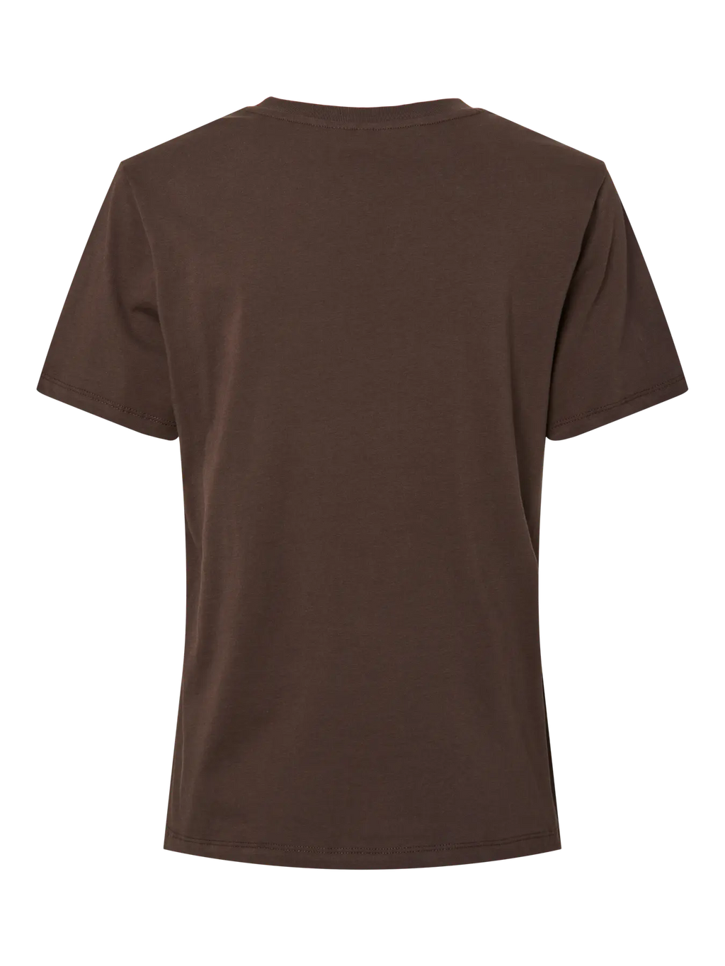 Brown t-shirt on a white background