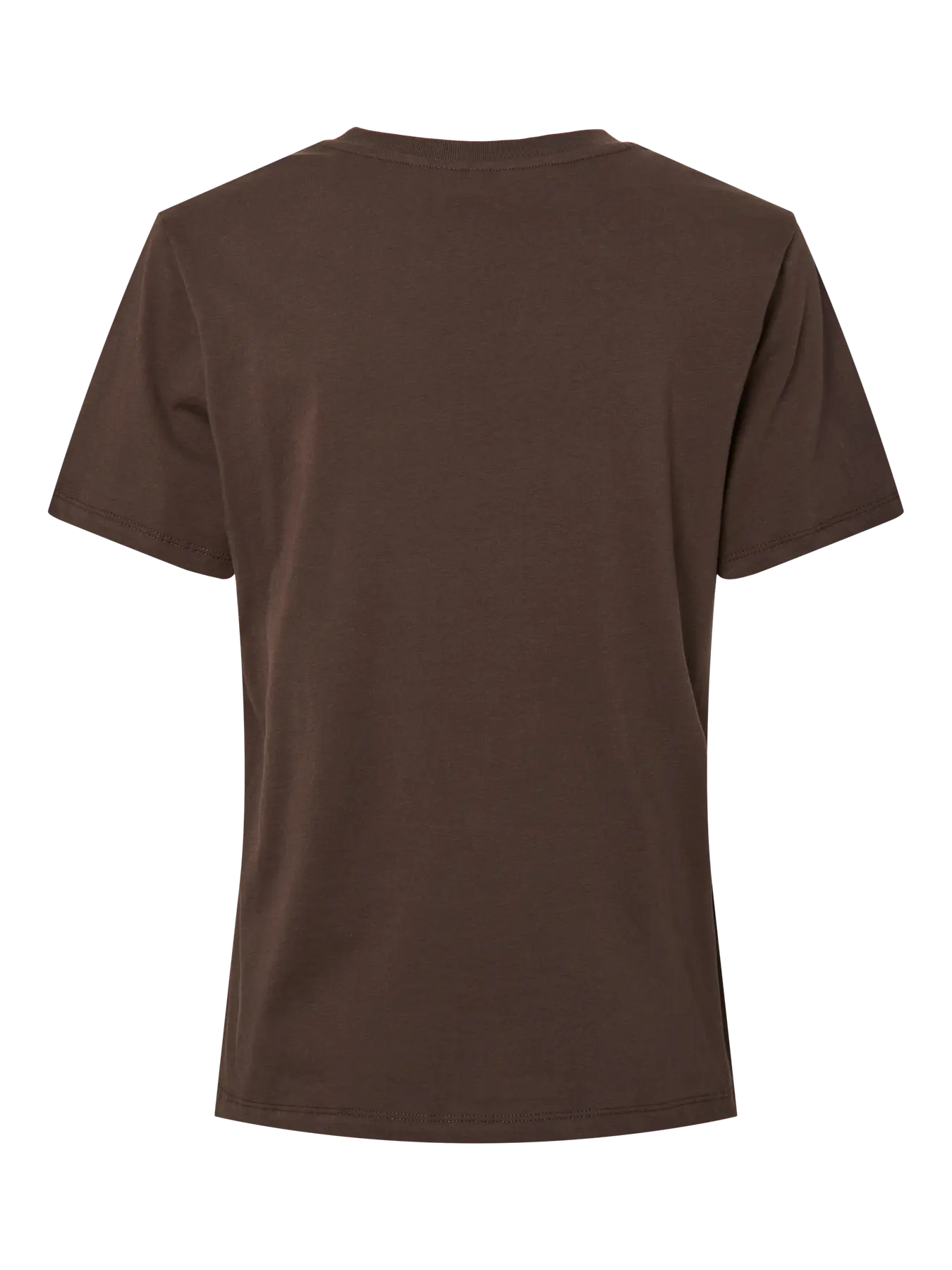 Brown t-shirt on a white background