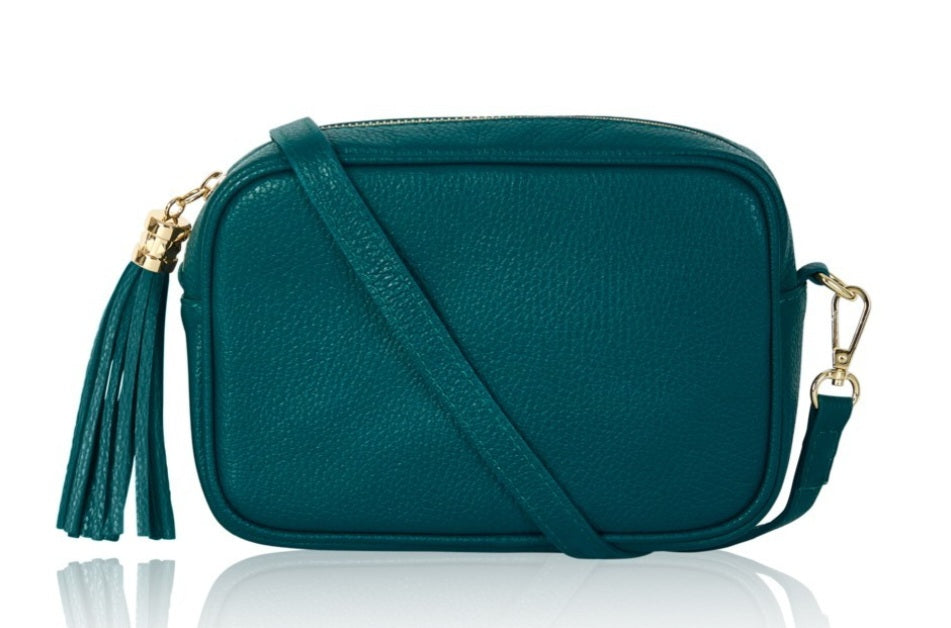 Leather Camera Crossbody Bag PS233