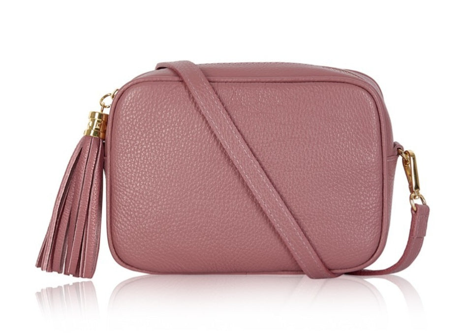 Leather Camera Crossbody Bag PS233