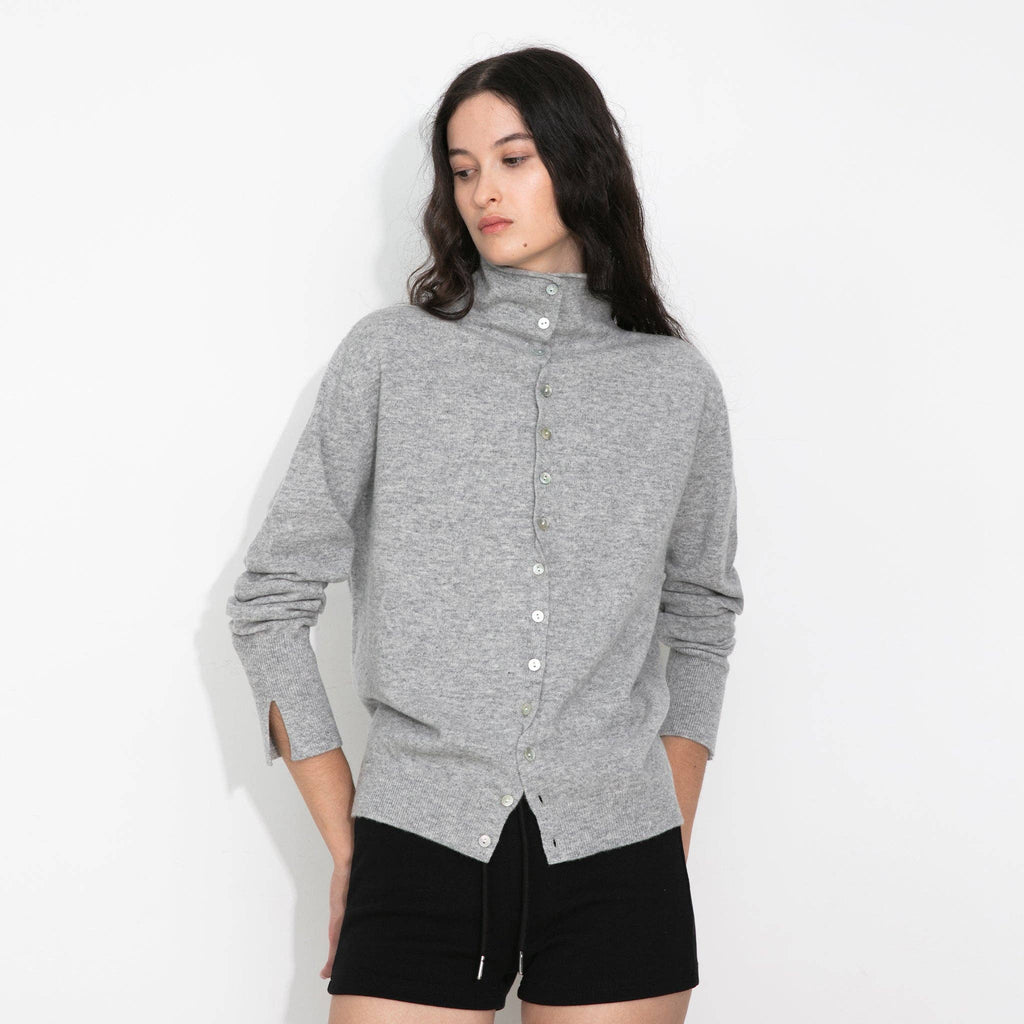 Cubic Relaxed Knitted  Cardigan Jacket