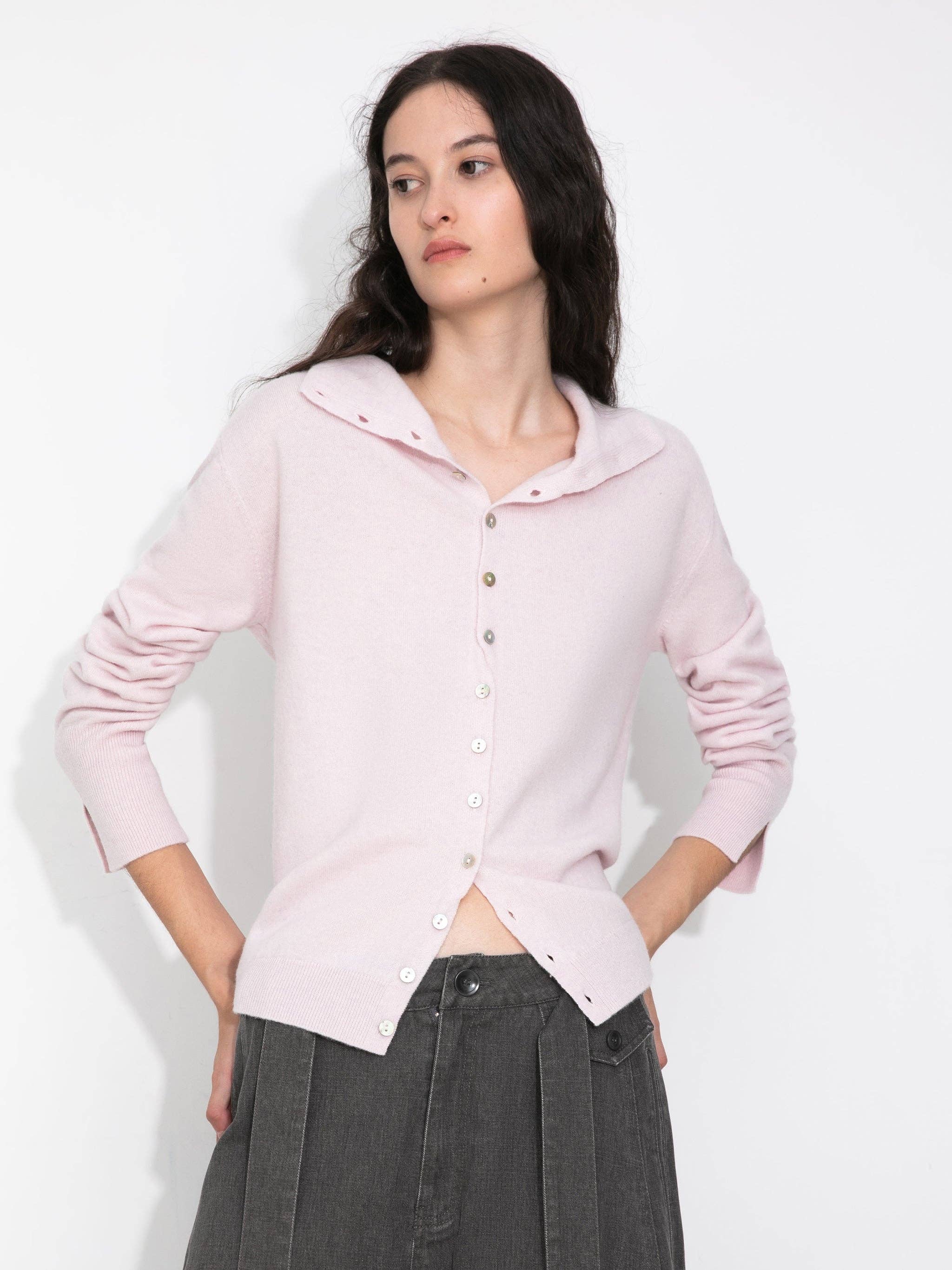 Cubic Relaxed Knitted  Cardigan Jacket